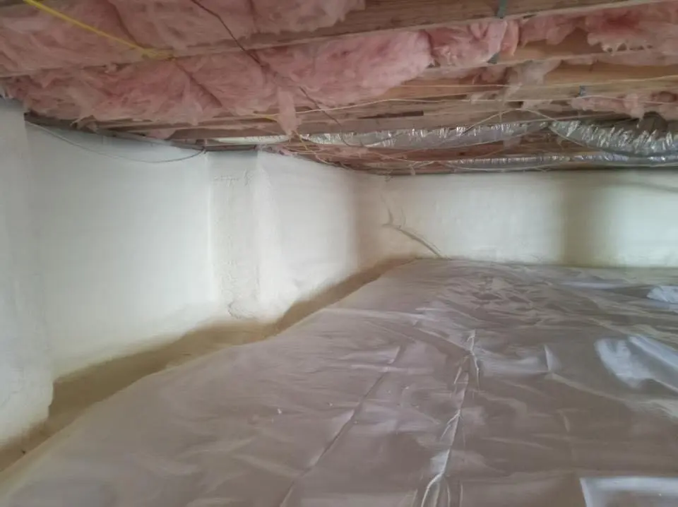 Crawl space encapsulation with closed-cell spray foam for Roof Waterproofing in Shorewood